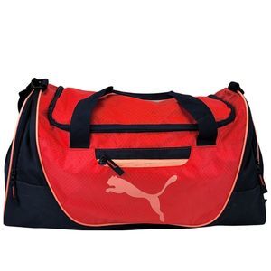 Puma Hot Pink & Navy Blue Duffle Bag Sports Gym EUC